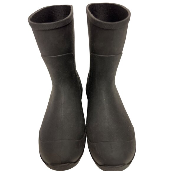 Bogs Bloom Essential Kids Unisex Mid Rain Boot Black Pull On Warm Size K13 13 - Picture 3 of 10